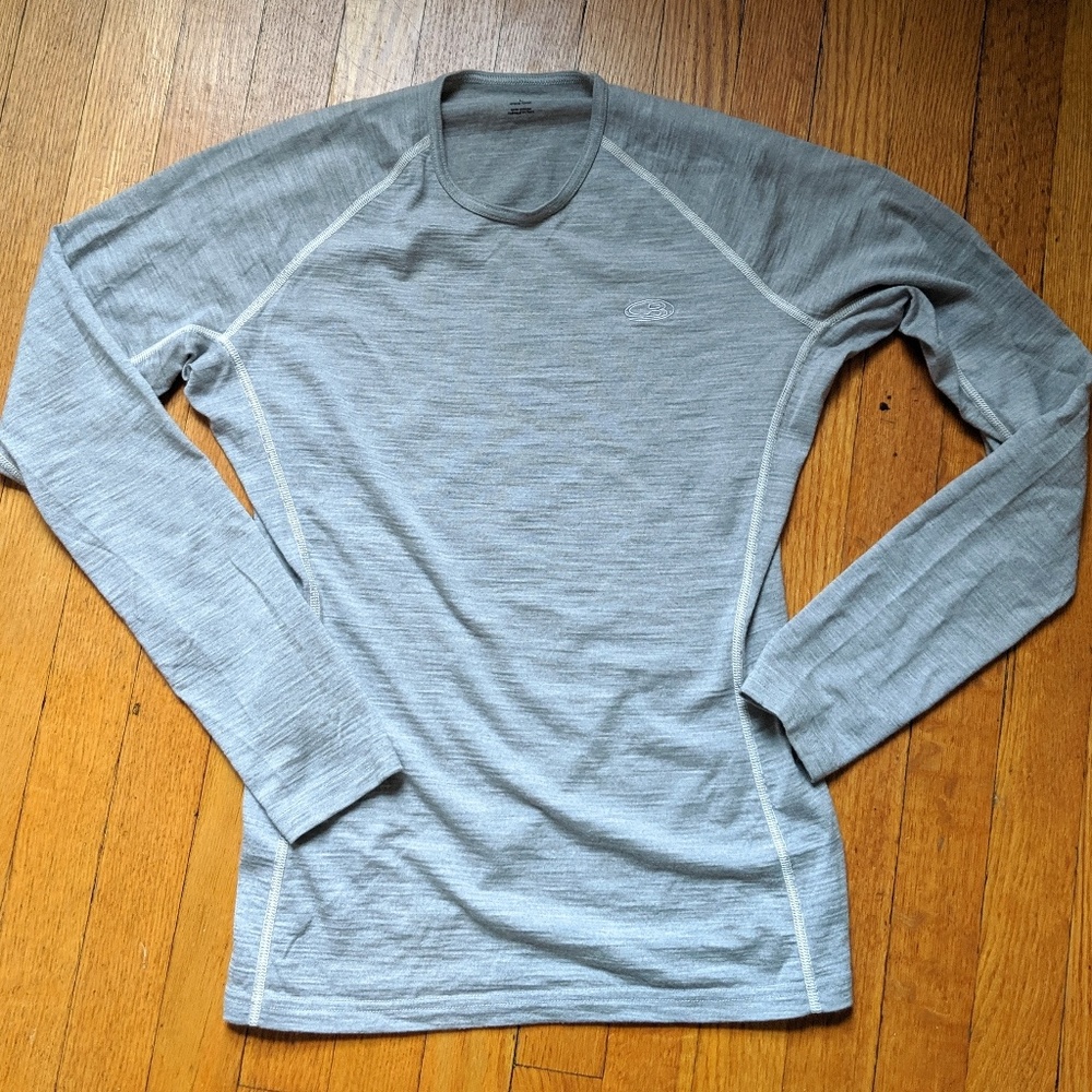 Icebreaker Merino Wool Long Sleeve Base Large